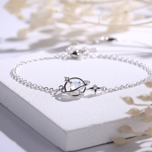 Blauwe Maansteen Armband