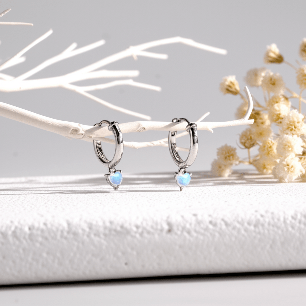 Oorbellen Moonstone Zwangerschap