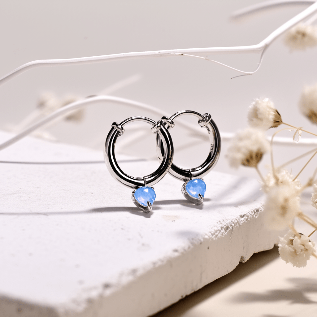 Oorbellen Moonstone Zwangerschap