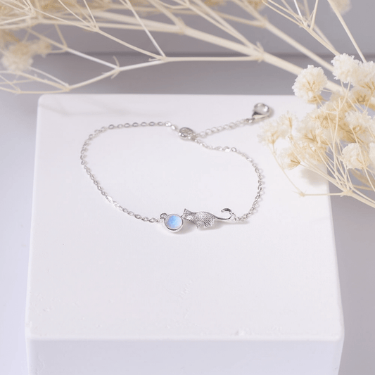 Regenboog Maansteen Armband