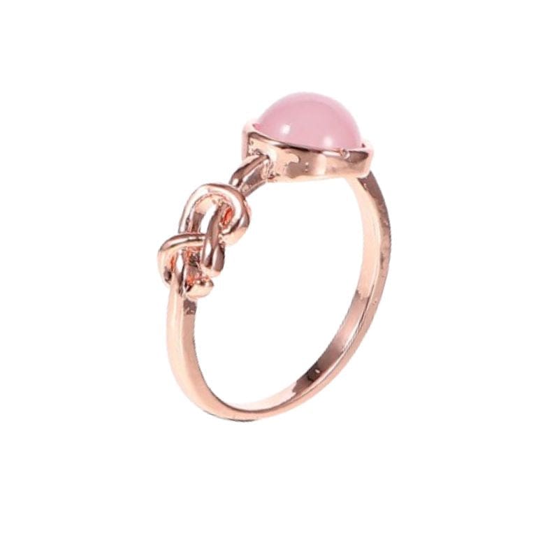 Roze Maansteen Ring