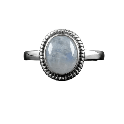 Ruwe Maansteen Ring