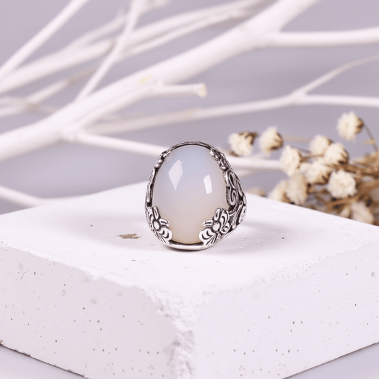 Zilveren Ring Met Maansteen